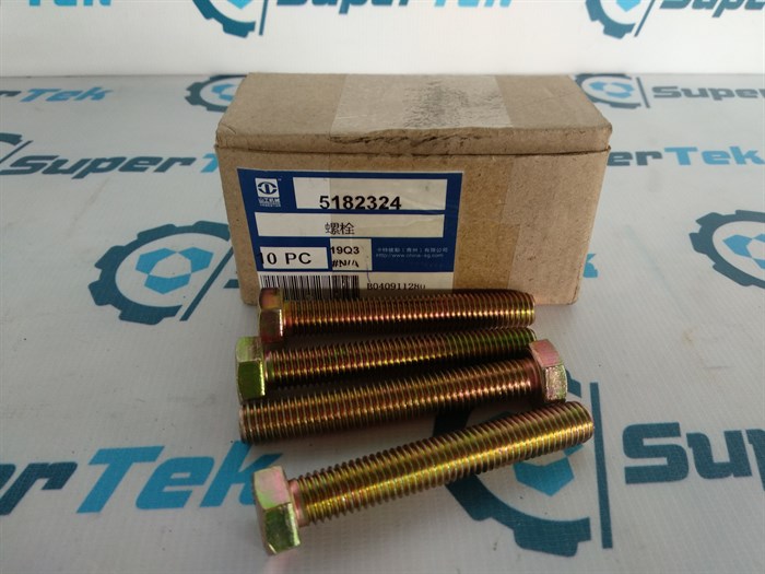 Болт M12x80 B040911280, GB/T5783-2000, 5182324 B040911280, GB/T5783-2000, М12х80, 5182324 - фото 6211